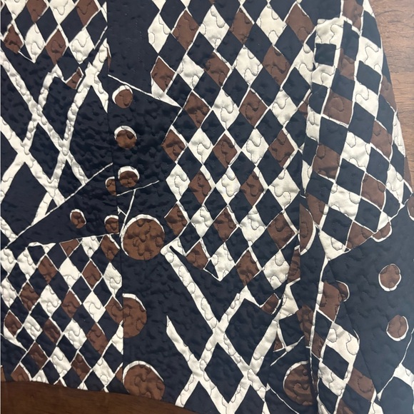 Vintage Rickie Freeman for Teri Jon Patterned Cropped Jacket - Picture 7 of 8